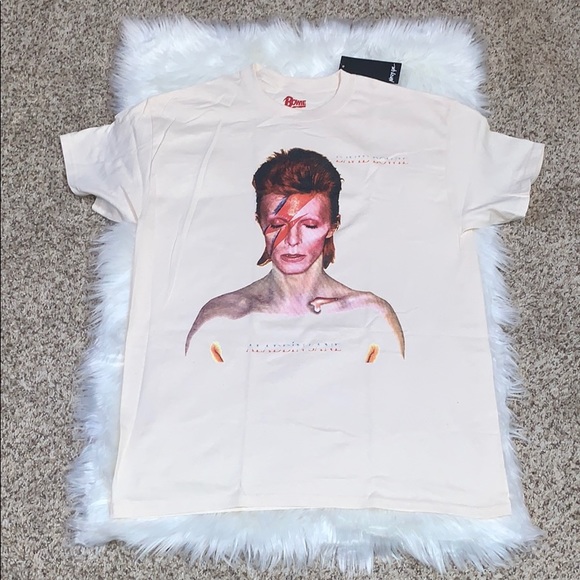 LAST ONE! David Bowie Graphic Band Mini Tee Shirt Dress - Picture 4 of 7